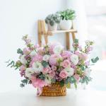 Giỏ Hoa Tình Cảm Chân Thành 366