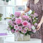 Giỏ Hoa Yêu Thương Nồng Ấm 369