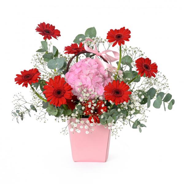 Giỏ Hoa Yêu Thương Dịu Dàng 408