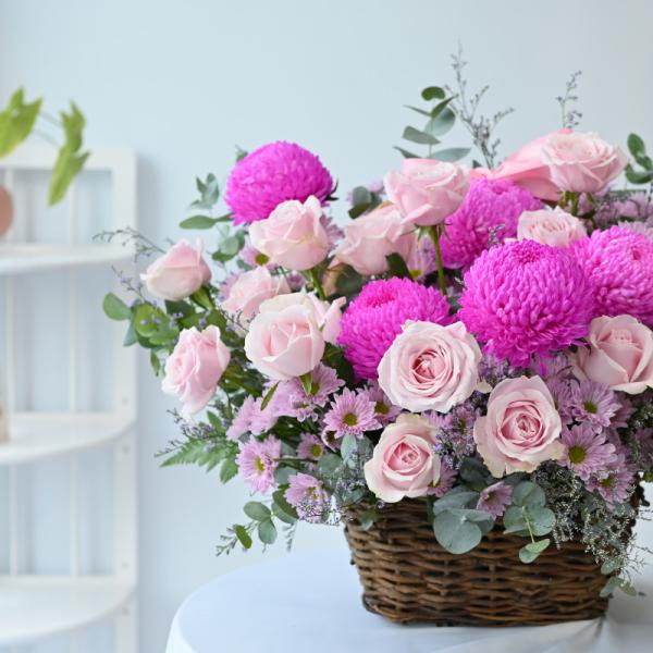 Giỏ Hoa Dịu Ngọt Yêu Thương 421