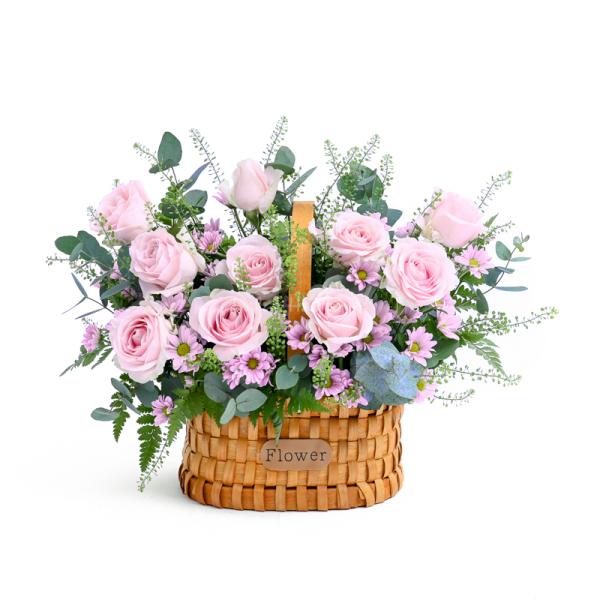 Giỏ Hoa Dịu Ngọt Yêu Thương 257