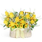 Giỏ Hoa Dẫn Lối Yêu Thương 019