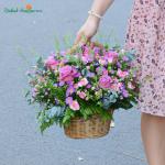 Giỏ Hoa Mộc Mạc 202