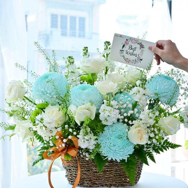 Giỏ Hoa Yêu Thương Trân Quý 070