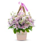 Giỏ Hoa Thông Điệp Hạnh Phúc 059