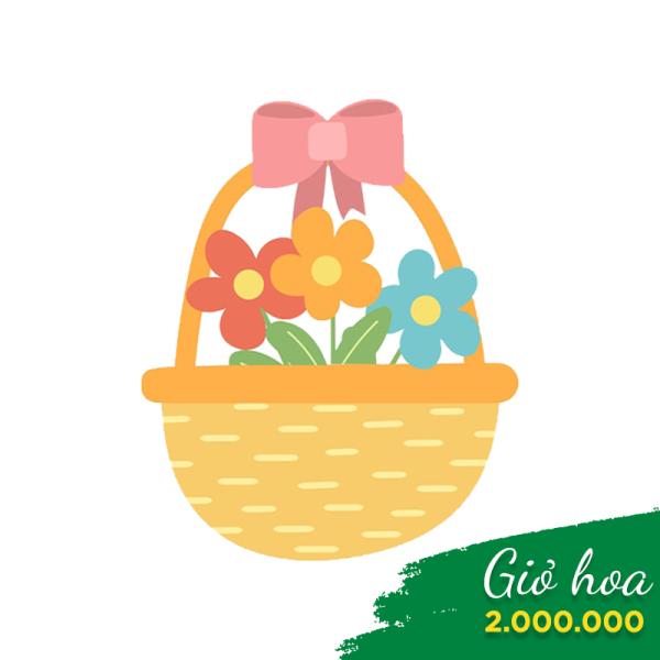 Giỏ Hoa Thiết Kế Happy Day 391