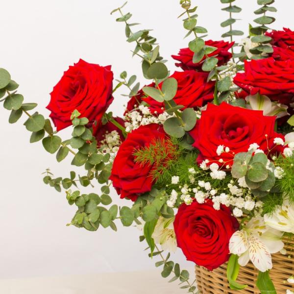 Giỏ Hoa Yêu Thương Đong Đầy 001