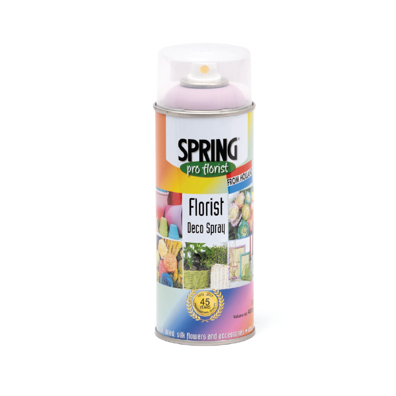 Spring Deco Spray - Phun màu hồng nhạt 400ml