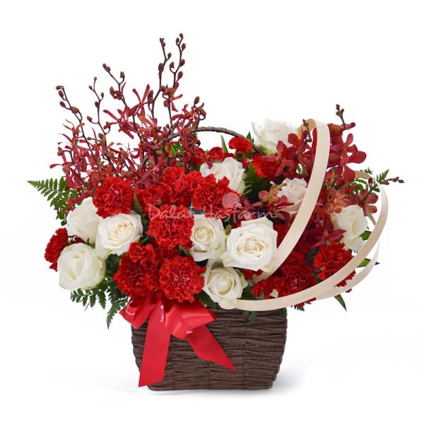 Giỏ Hoa Yêu Thương Đong Đầy 297