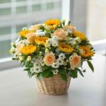 Giỏ Hoa Ánh Dương Rực Rỡ 072