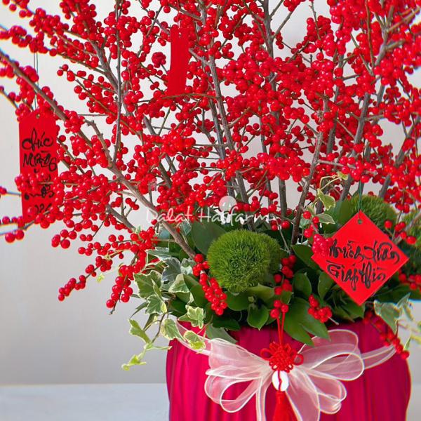 Bình Hoa Đào Đông - Tết Phú Quý 563