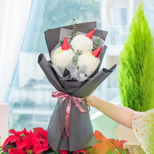 Bó Hoa Giáng Sinh Lấp Lánh 542