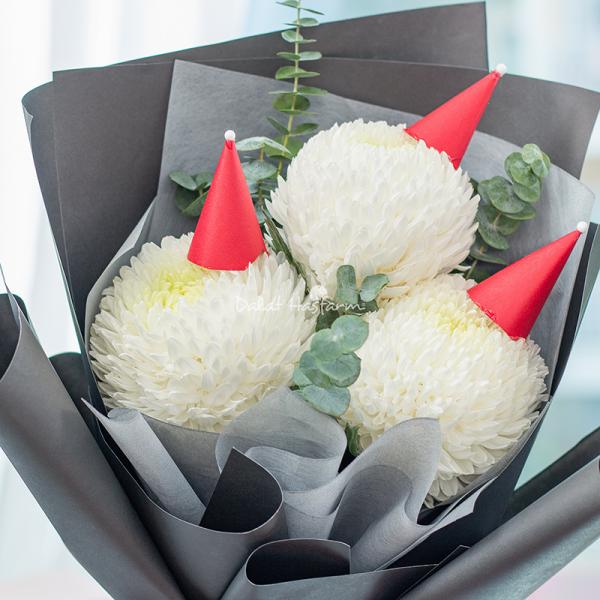 Bó Hoa Giáng Sinh Lấp Lánh 542