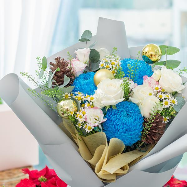 Bó Hoa Giáng Sinh Lấp Lánh 545