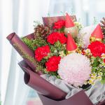 Bó Hoa Giáng Sinh Lấp Lánh 543