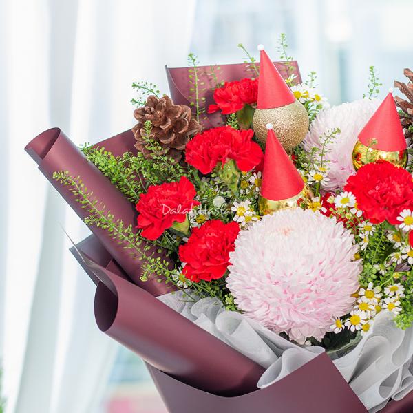 Bó Hoa Giáng Sinh Lấp Lánh 543