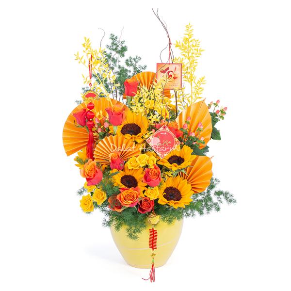 Bình Hoa Khai Xuân Vạn Phúc 552