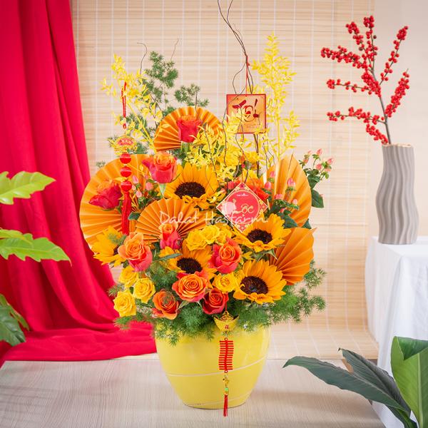 Bình Hoa Khai Xuân Vạn Phúc 552