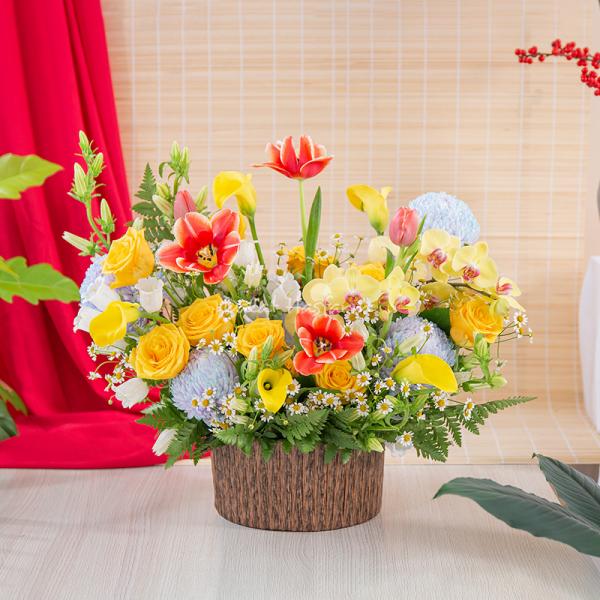 Giỏ Hoa Yêu Thương Rực Rỡ 547