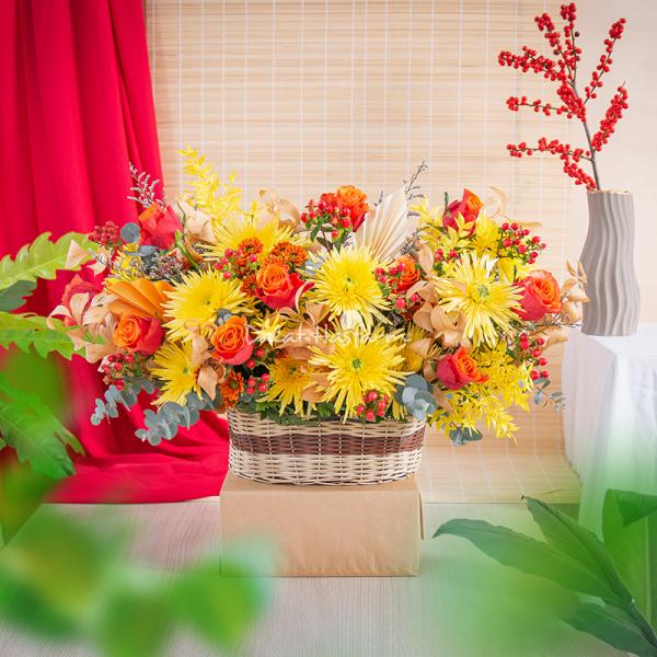 Giỏ Hoa Khai Xuân Vạn Phúc 548