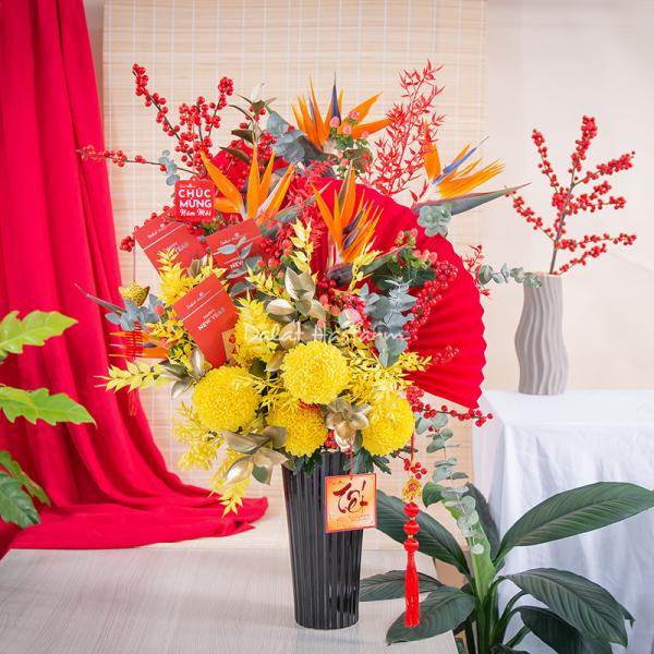 Bình Hoa Khai Xuân Vạn Phúc 554