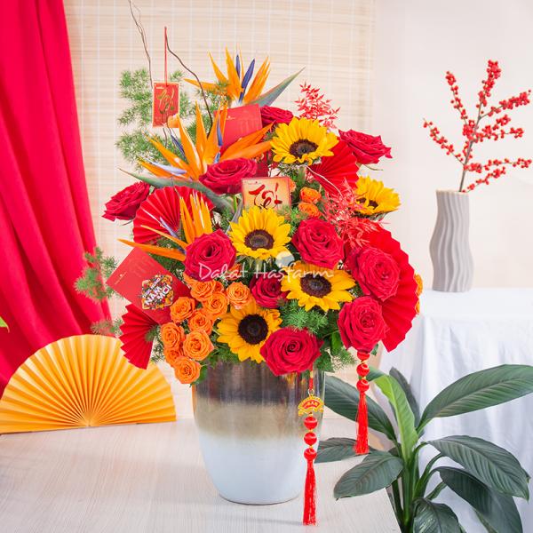 Bình Hoa Khai Xuân Vạn Phúc 551