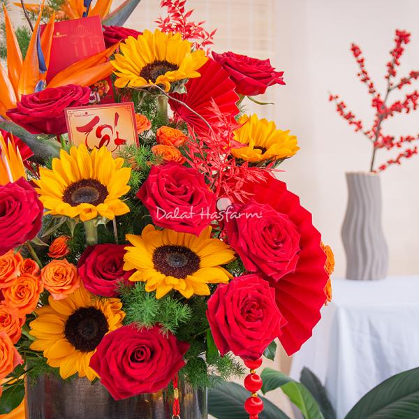 Bình Hoa Khai Xuân Vạn Phúc 551