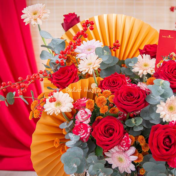 Giỏ Hoa Khai Xuân Vạn Phúc 550