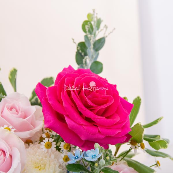 Giỏ Hoa Yêu Thương Nồng Ấm 567