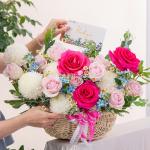 Giỏ Hoa Yêu Thương Nồng Ấm 567