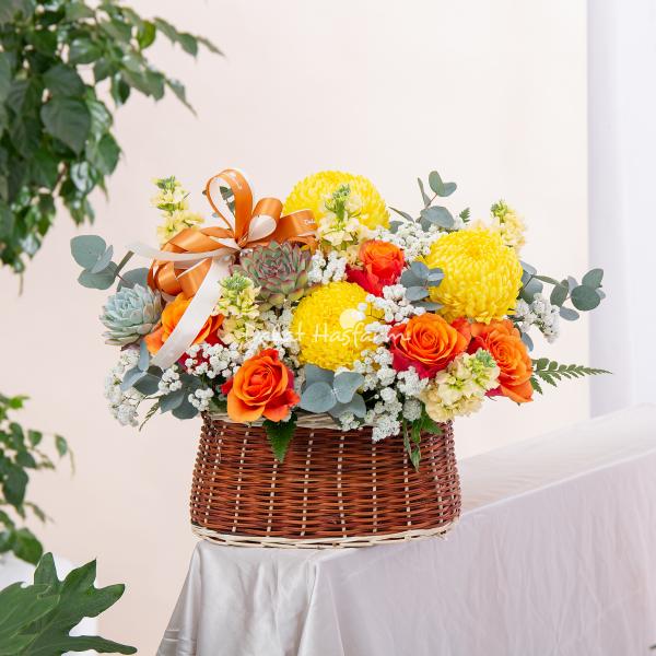Giỏ Hoa Yêu Thương Rực Rỡ 575