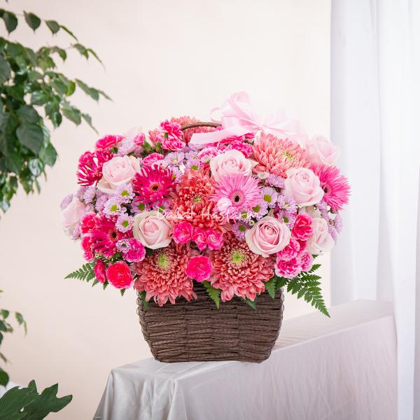 Giỏ Hoa Nắng Ấm Dịu Dàng 569