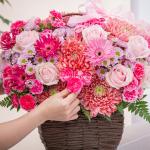 Giỏ Hoa Nắng Ấm Dịu Dàng 569