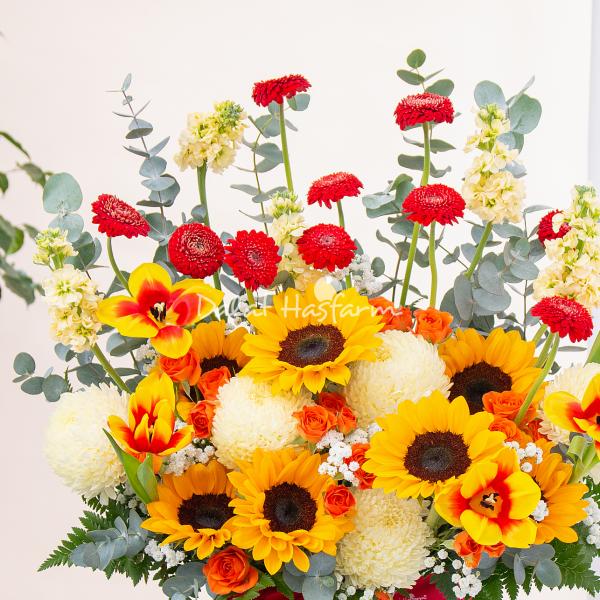 Giỏ Hoa Ánh Dương Rực Rỡ 566