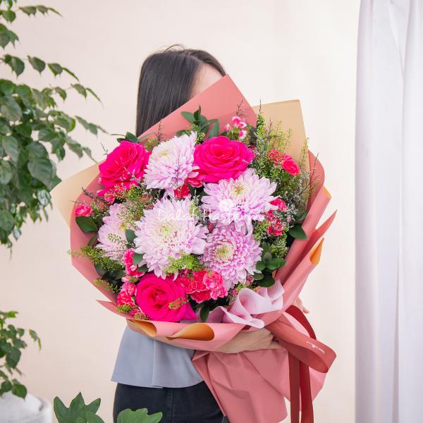 Bó Hoa Yêu Thương Nồng Ấm 587