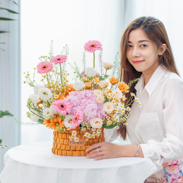 Giỏ Hoa Yêu Thương Rực Rỡ 465