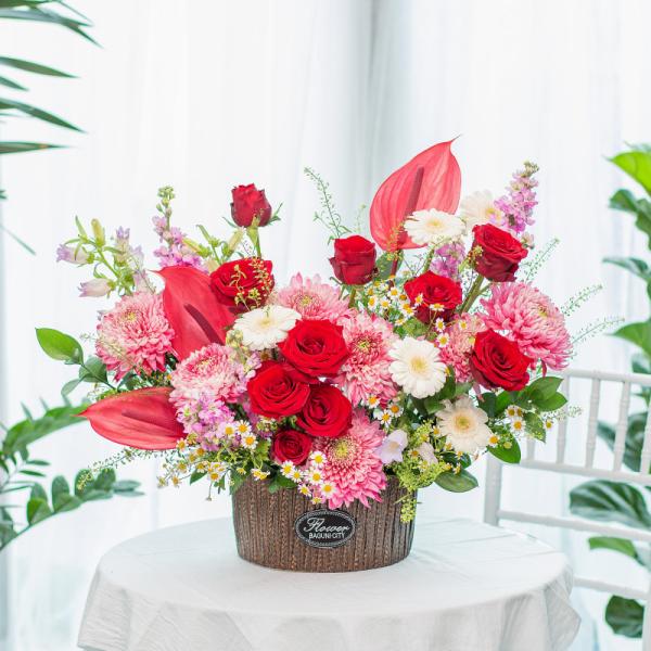 Giỏ Hoa Yêu Thương Rực Rỡ 470