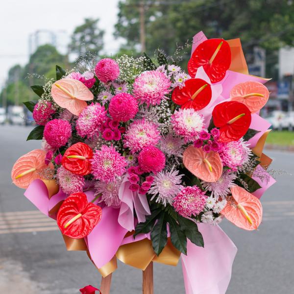 Kệ Hoa Chúc Mừng 026