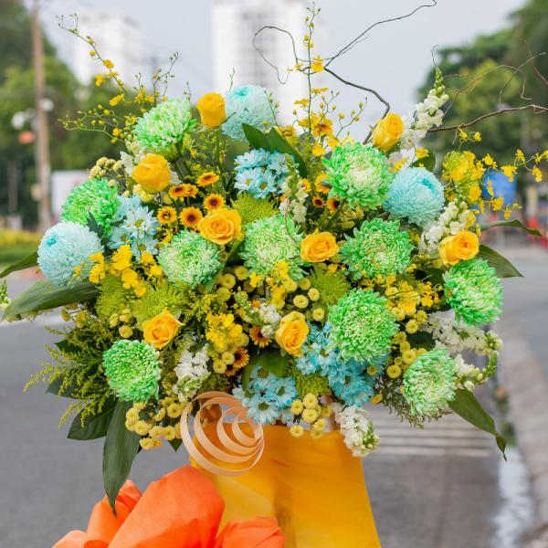 Kệ Hoa Chúc Mừng 027