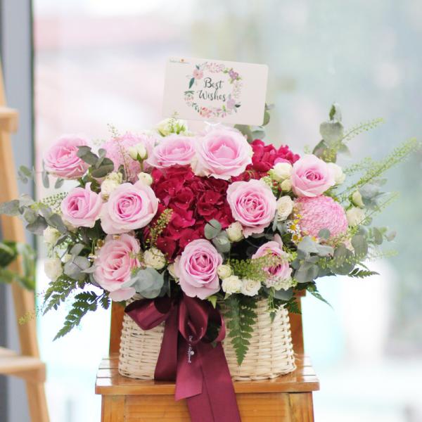 Giỏ Hoa Tình Cảm Chân Thành 319