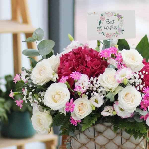 Giỏ Hoa Yêu Thương Đậm Sâu 318