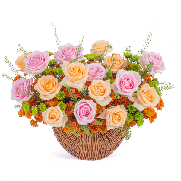 Giỏ Hoa Yêu Thương Rực Rỡ 536