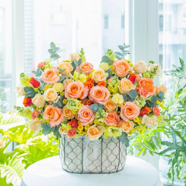 Giỏ Hoa Yêu Thương Nồng Ấm 531
