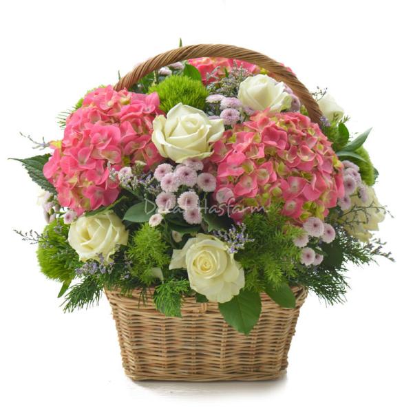Giỏ Hoa Tình Cảm Chân Thành 081