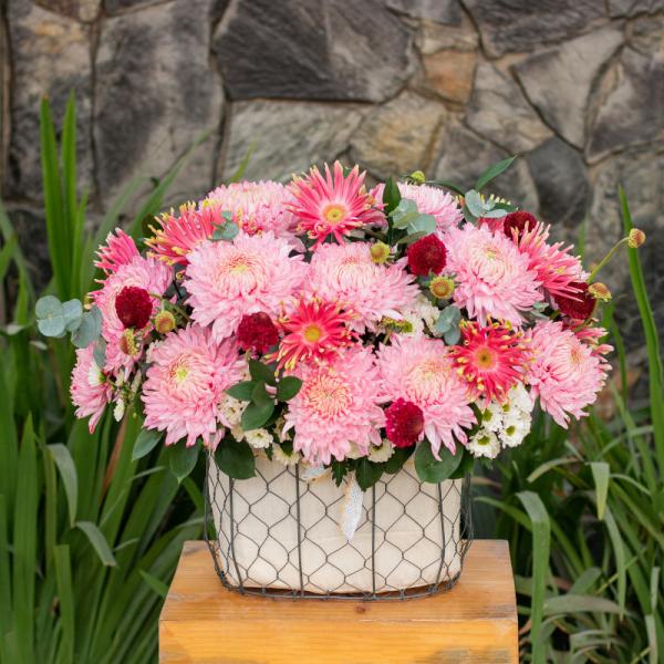 Giỏ Hoa Nắng Ấm Dịu Dàng 078