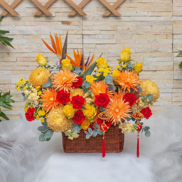 Giỏ Hoa Tết Sung Túc 141