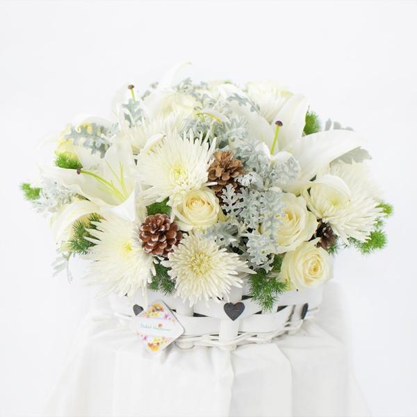 Giỏ Hoa Yêu Thương Đậm Sâu 025