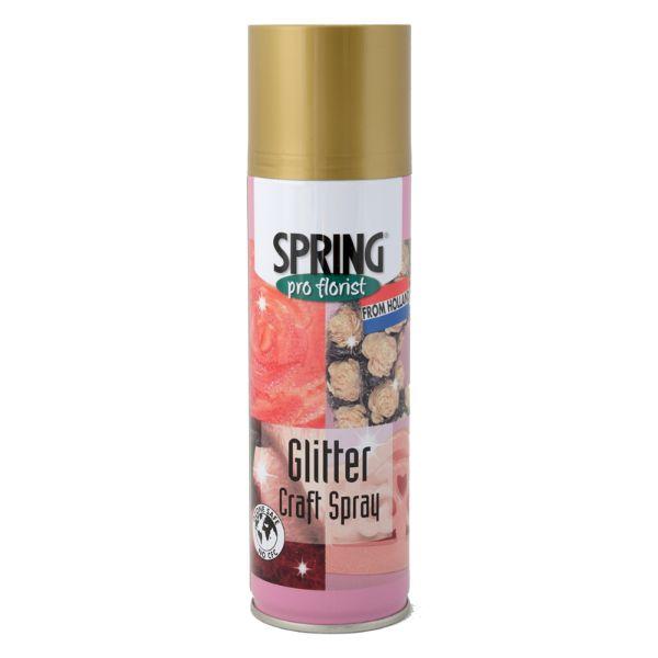 Chai xịt màu Spring Glitter màu vàng 300 ml
