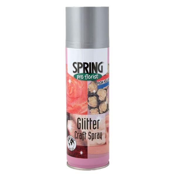 Chai xịt màu Spring Glitter bạc 300 ml