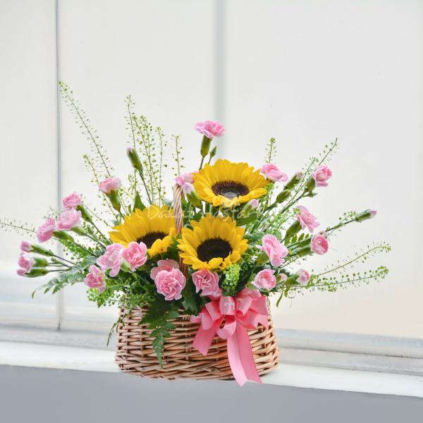 Giỏ Hoa Ánh Dương Rực Rỡ 267